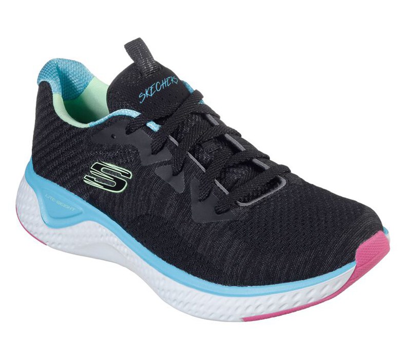 Skechers Dam Svarta/Olika Färger Sneakers - Solar Fuse - Brisk Escape - Sverige (VDGWY-5427)